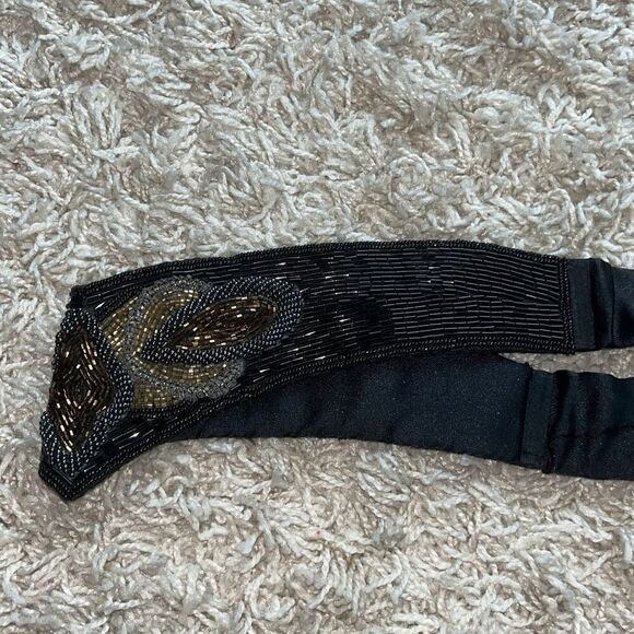 Vintage Morgan Taylor beaded belt-1980s Small - Picture 7 of 10